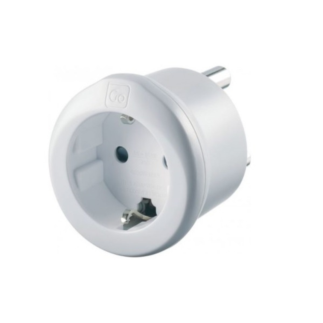 Grounding wall adapter